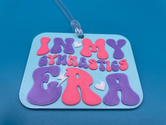 Gymnastics Keychain Bag Tag "In My Gynamstics Era"