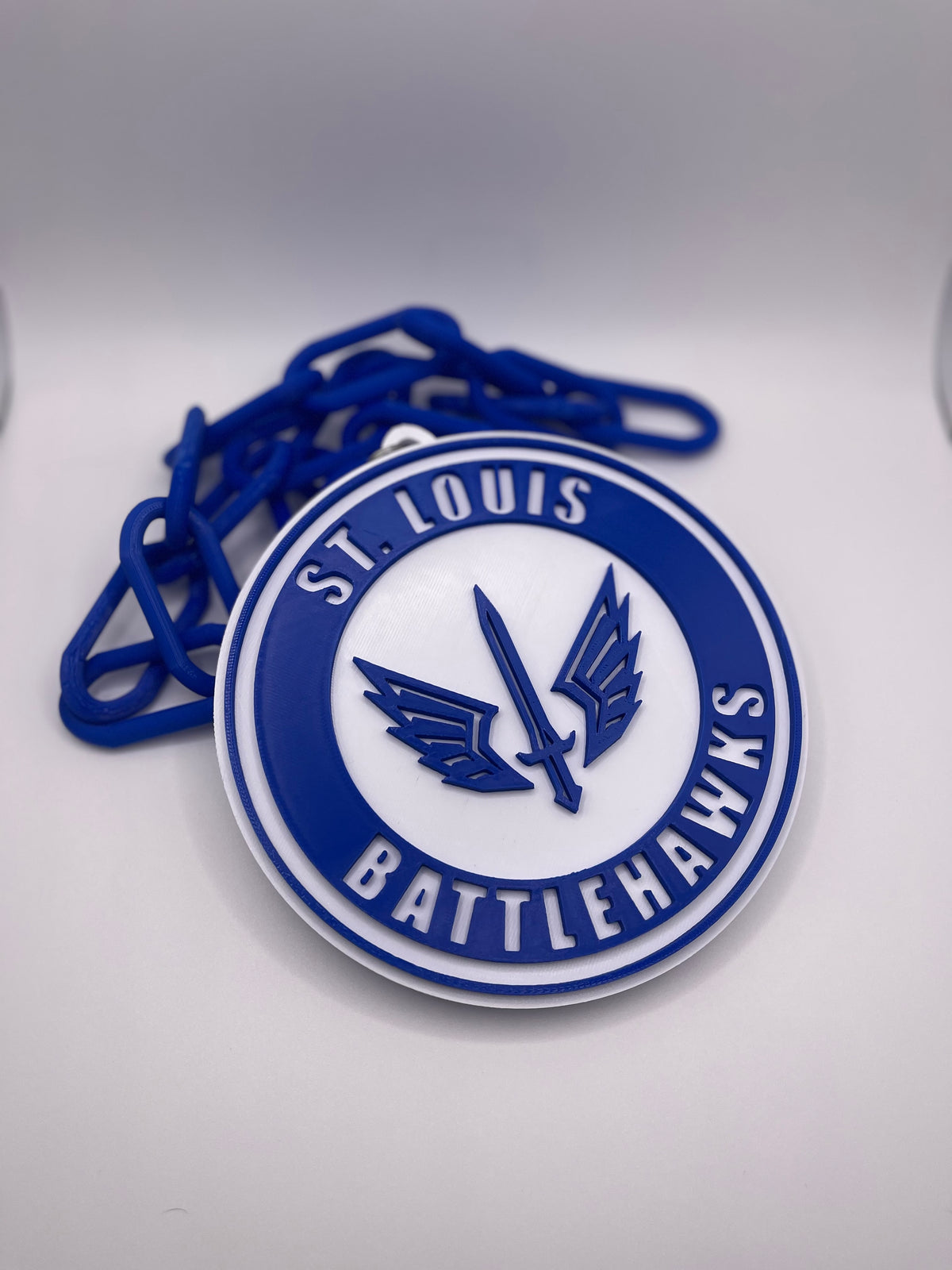 St. Louis Battlehawks Hype Chain — Custom 3D-Printed Medallion