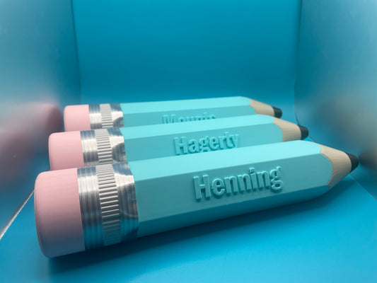 Personalized Name Giant Pencil Box Decoration Gift