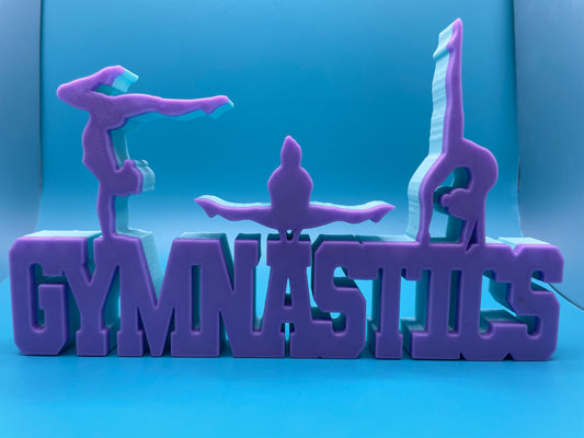 Gymnastics Desk Signs - Custom 3D Printed Plates