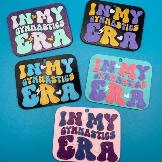 Gymnastics Keychain Bag Tag "In My Gynamstics Era"