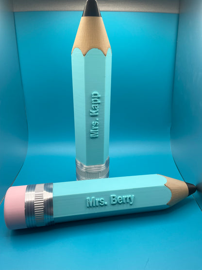 Personalized Name Giant Pencil Box Decoration Gift