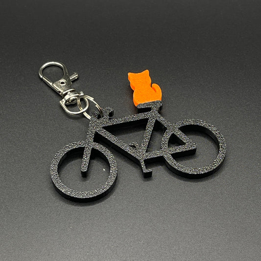 Cats On Bikes! Keychain