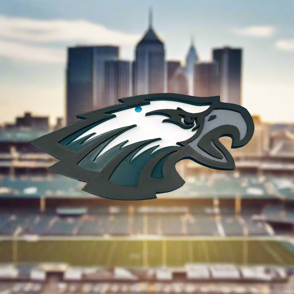 Philadelphia Eagles Hype Chain — Custom 3D-Printed Medallion