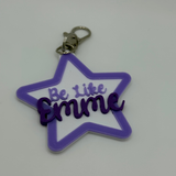 "Be Like Emme" Fundraiser, Helmet decal keychain