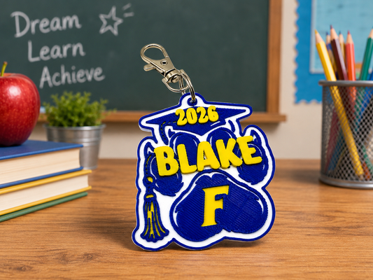 2026 Fulton Graduation Keychain Hype Chain