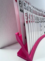 Custom Name Playing Card Holder, Canasta Rack, 8 or 12 Inch