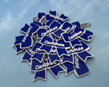 Custom Logo Keychain, Personalized School or Team Colors, 3D Printed