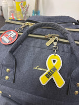 Custom Logo Keychain, Personalized School or Team Colors, 3D Printed