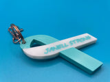 Custom Logo Keychain, Personalized School or Team Colors, 3D Printed