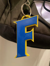 Custom Logo Keychain, Personalized School or Team Colors, 3D Printed