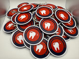 Custom Logo Keychain, Personalized School or Team Colors, 3D Printed