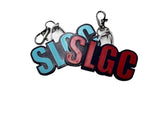 Personalized Team Name Keychain, Custom Background and Lettering Colors