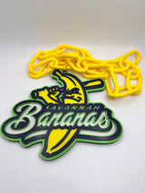 Bananas Baseball Hype Chain, 3D Printed Fan Necklace