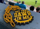 Custom Hype Chain, Personalized Team Logo Necklace, 3D Printed